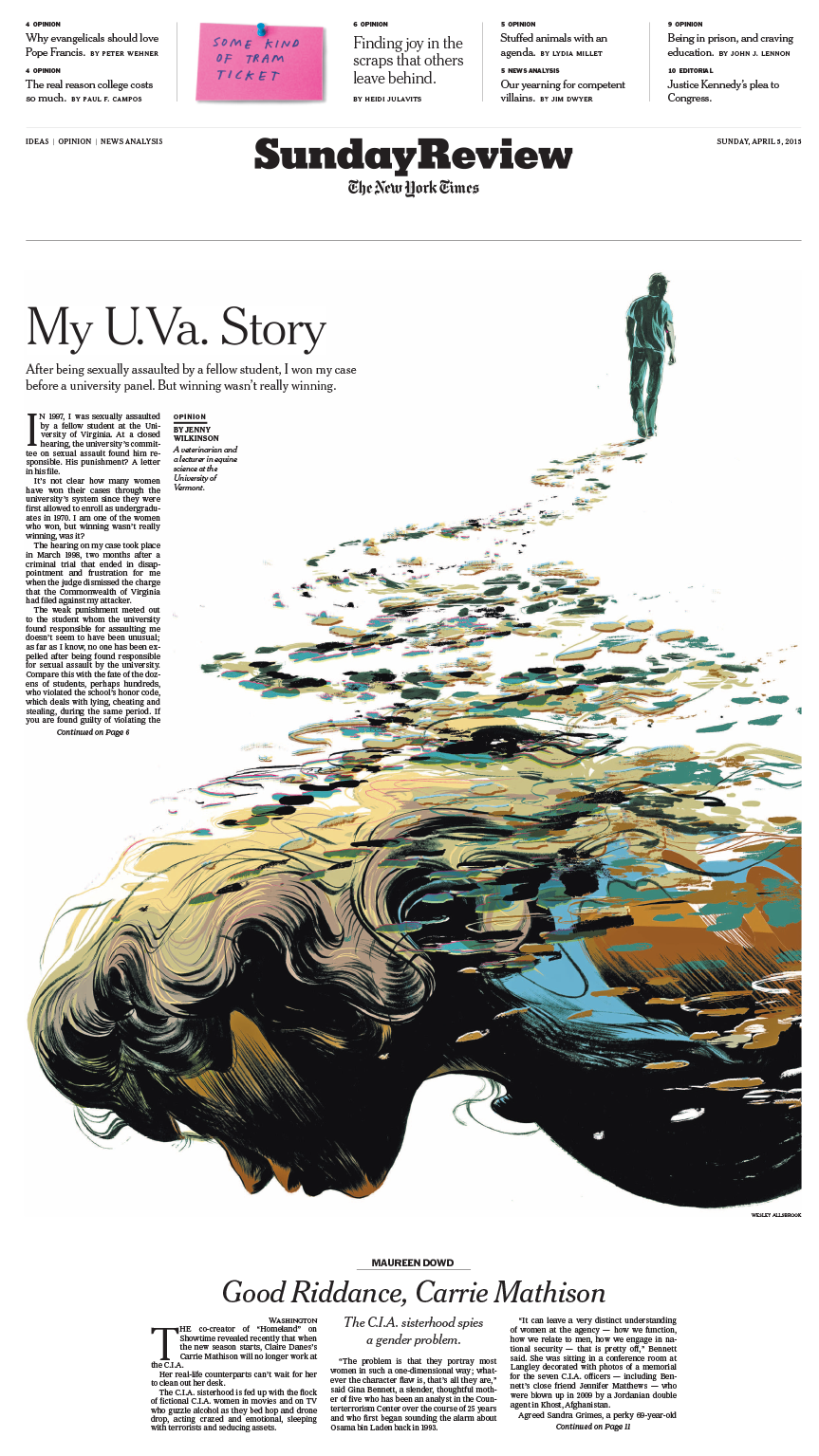 Sunday Review Cover: My U.Va. Story