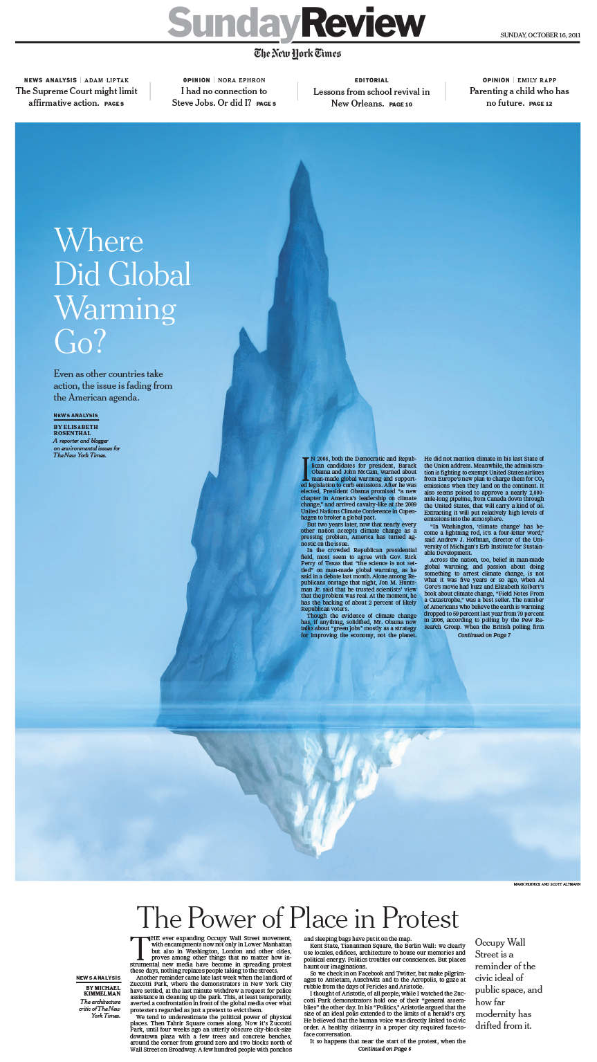 Sunday Review Cover: Where Did Global Warming Go?
